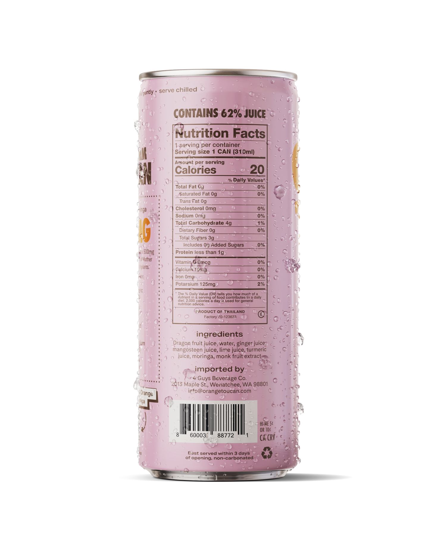 DRAGON FRUIT & MANGOSTEEN (12 cans)